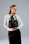 Vince Camuto Turin Bolso de Mano Negro 100% Piel de Polivinilo Elegante y Sofisticado para Mujer